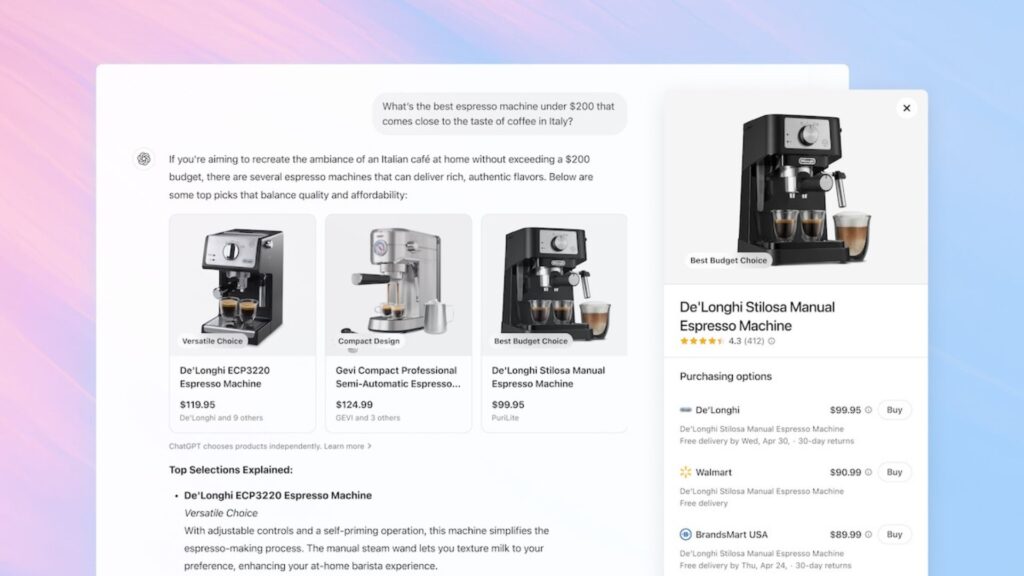 chatgpt pour lecommerce recommandations produits 1 Ecommerce Référencement Marketplaces Agence cibleweb